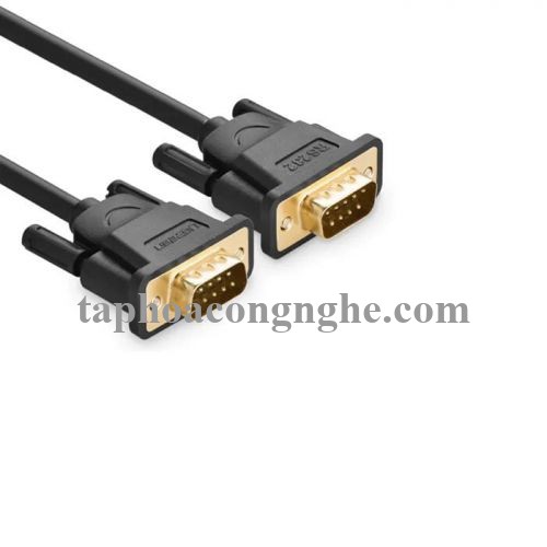 Ugreen 20155 3M màu Đen Cáp tín hiệu 2 đầu COM RS232 dương cao cấp DB101 30020155